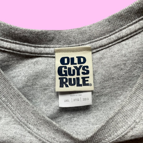 OLD GUYS RULE RETRO TSHIRT - Picture 3 of 3